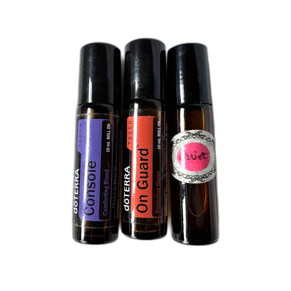 Doterra essential oils bundle of 3 rollers On Guard Console and a homemade mix